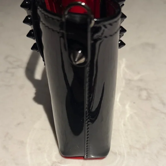 Christian Louboutin Black and Red Women's Handbag - Picture 10 of 14